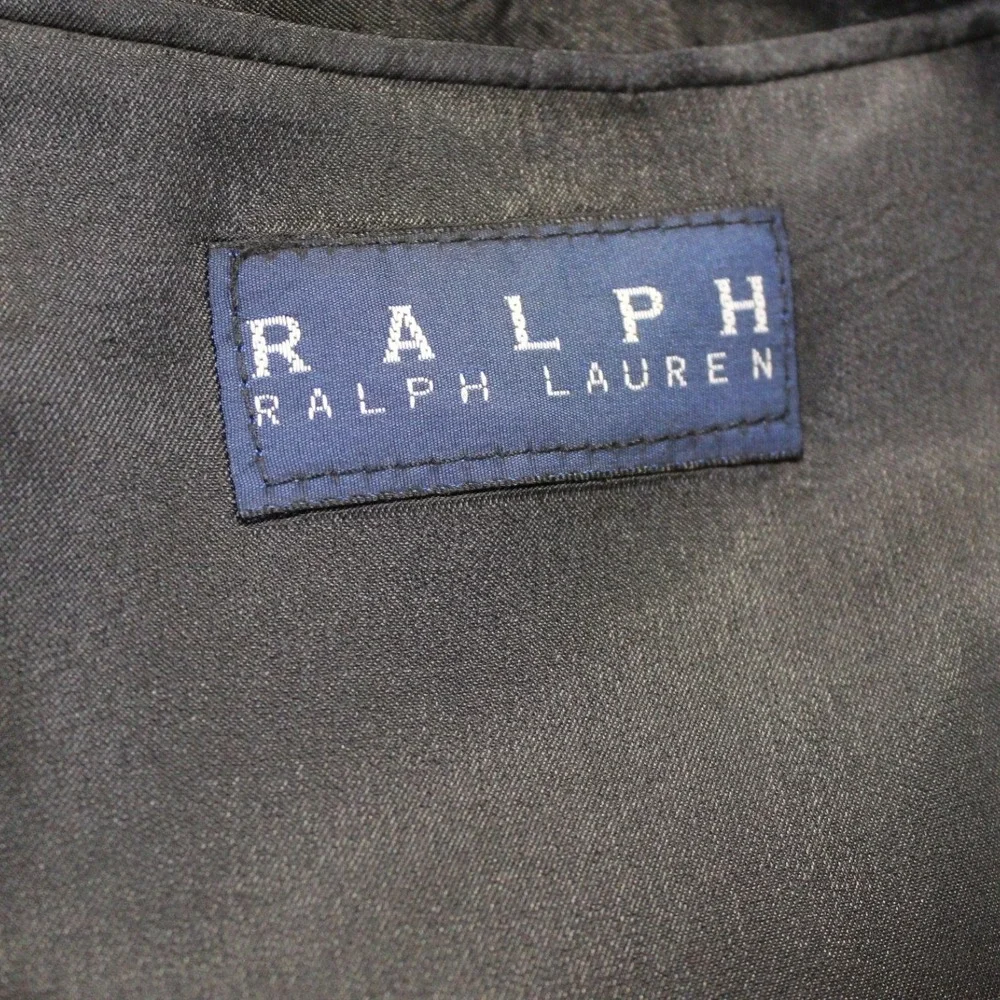Vintage Ralph Lauren Men's Gray Suit Jacket Blazer‎ 44L Wool Blend 4 Button